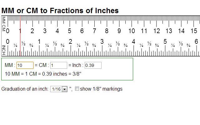 MM,CM,Inch Converter  from Chrome web store to be run with OffiDocs Chromium online