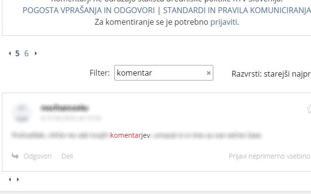 MMC RTVSLO Komentarji from Chrome web store to be run with OffiDocs Chromium online MMC RTVSLO Komentarji from Chrome web store to be run with OffiDocs Chromium online
