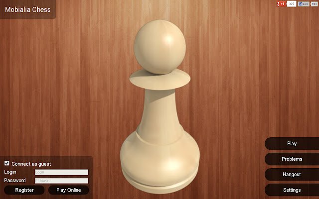 Mobialia Chess 3D ze sklepu internetowego Chrome można uruchomić z OffiDocs Chromium online