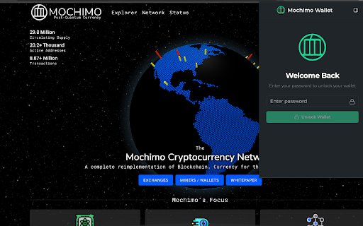 Mochimo Wallet from Chrome web store to be run with OffiDocs Chromium online Mochimo Wallet from Chrome web store to be run with OffiDocs Chromium online