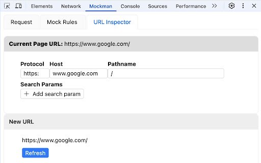Mockman  from Chrome web store to be run with OffiDocs Chromium online
