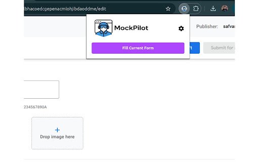 Mock Pilot  from Chrome web store to be run with OffiDocs Chromium online