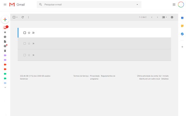 Modify Gmail CSS  from Chrome web store to be run with OffiDocs Chromium online
