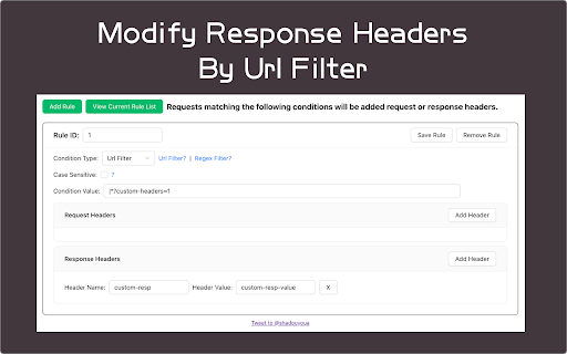 Modify Http Header  from Chrome web store to be run with OffiDocs Chromium online