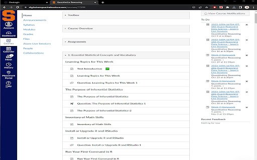 Module Tracker  from Chrome web store to be run with OffiDocs Chromium online