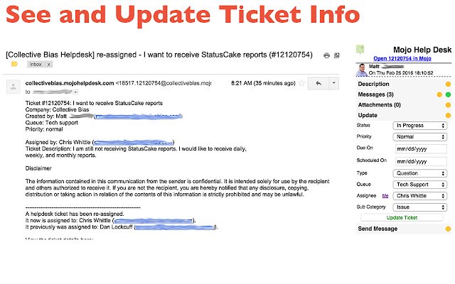 Mojo HelpDesk Extension by Collective Bias  from Chrome web store to be run with OffiDocs Chromium online