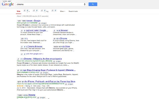 Moly Popularities  from Chrome web store to be run with OffiDocs Chromium online