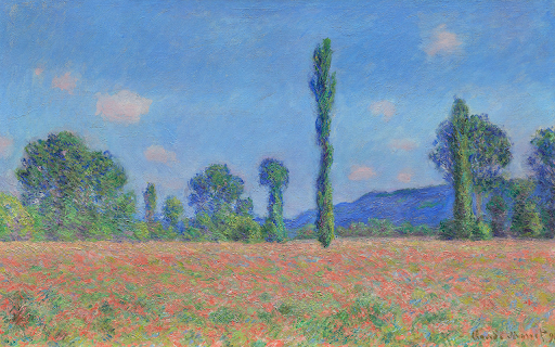 Monet Poppy Field Giverny 1080p  from Chrome web store to be run with OffiDocs Chromium online