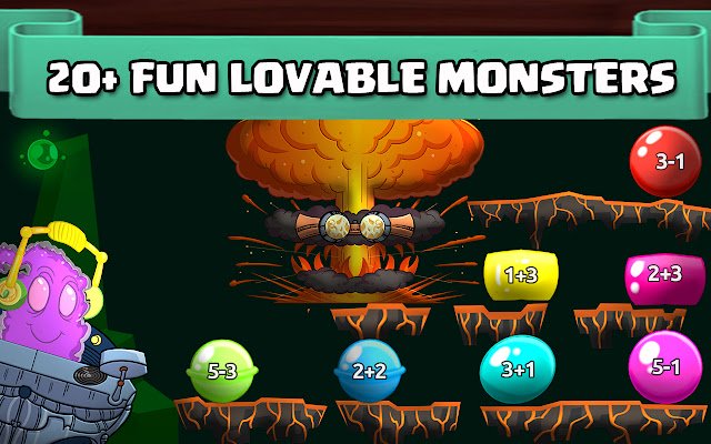Monster Math  from Chrome web store to be run with OffiDocs Chromium online