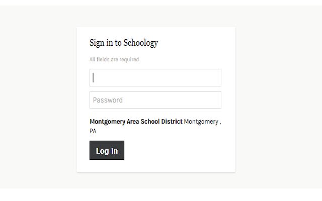 MontASD Schoology Kiosk App  from Chrome web store to be run with OffiDocs Chromium online