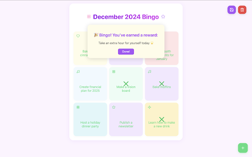Monthly Bingo from Chrome web store to be run with OffiDocs Chromium online Monthly Bingo from Chrome web store to be run with OffiDocs Chromium online