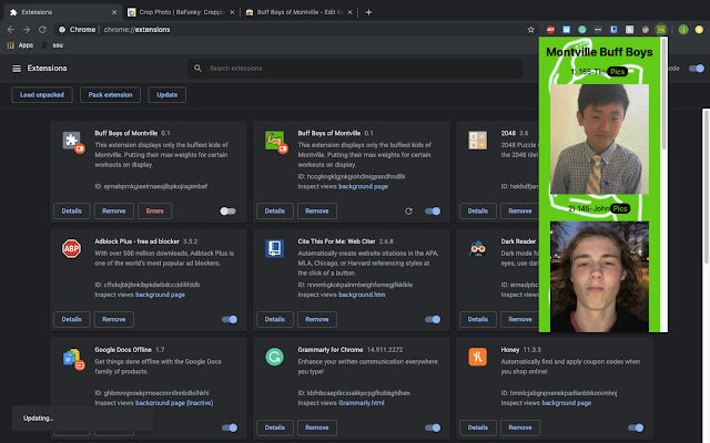 Montville Buff Boys  from Chrome web store to be run with OffiDocs Chromium online