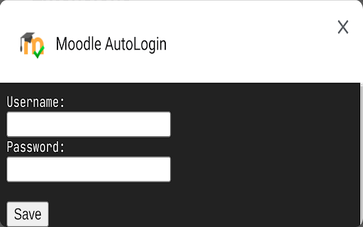 Accesso automatico a Moodle dal negozio web di Chrome per essere eseguito con OffiDocs Chromium online