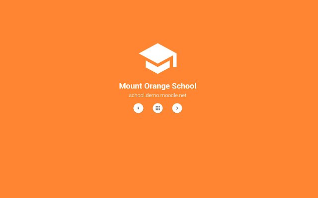 Moodle dashboard  from Chrome web store to be run with OffiDocs Chromium online