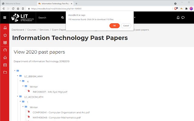 Moodle File Archive จาก Chrome เว็บสโตร์ที่จะรันด้วย OffiDocs Chromium ออนไลน์