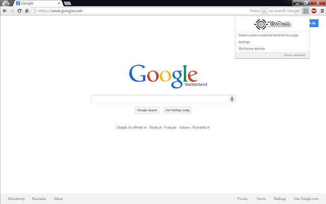 Mooltipass Extension mula sa Chrome web store na tatakbo sa OffiDocs Chromium online