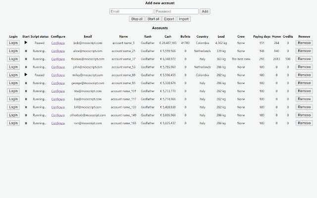Mooscript  from Chrome web store to be run with OffiDocs Chromium online