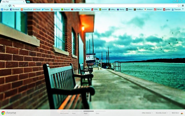 Chrome ウェブストアの Morning Dock を OffiDocs Chromium オンラインで実行