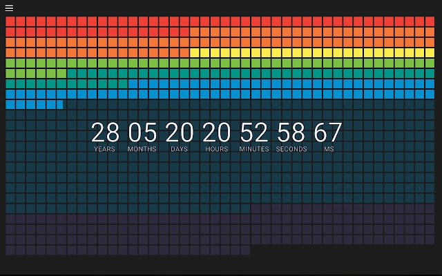 Mortality Death Clock Tab Baru dari toko web Chrome untuk dijalankan dengan OffiDocs Chromium online