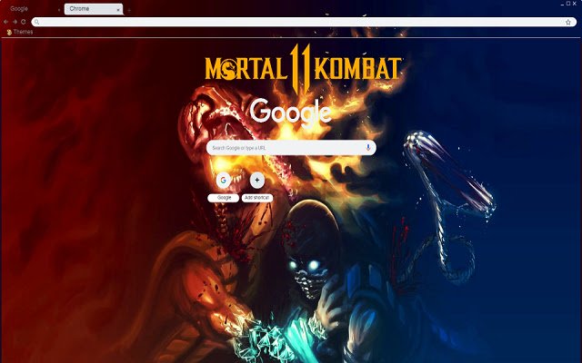 El tema de Mortal Kombat 11 de la tienda web de Chrome se ejecutará con OffiDocs Chromium en línea