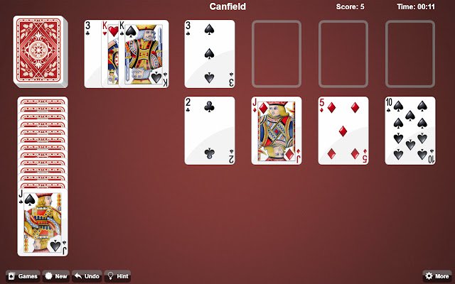 Most Difficult Solitaire Games  from Chrome web store to be run with OffiDocs Chromium online