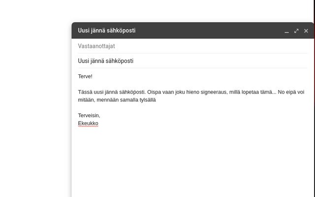 Motivaatiolauseet gmail signature generator  from Chrome web store to be run with OffiDocs Chromium online