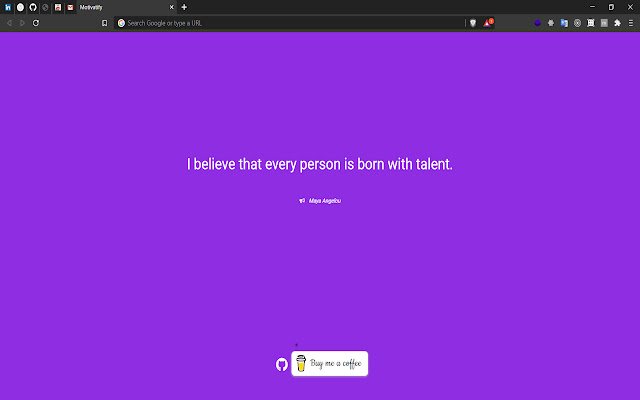 motivatify  from Chrome web store to be run with OffiDocs Chromium online