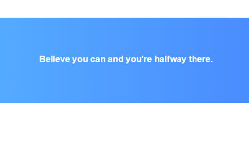 Motivational New Tab  from Chrome web store to be run with OffiDocs Chromium online