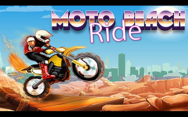Moto Beach Ride unblocked game  from Chrome web store to be run with OffiDocs Chromium online