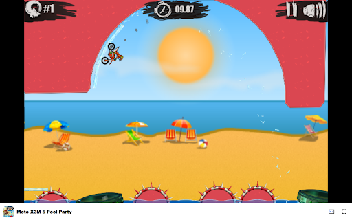 Moto X3M 5 Pool Party Race through summer fun!  from Chrome web store to be run with OffiDocs Chromium online