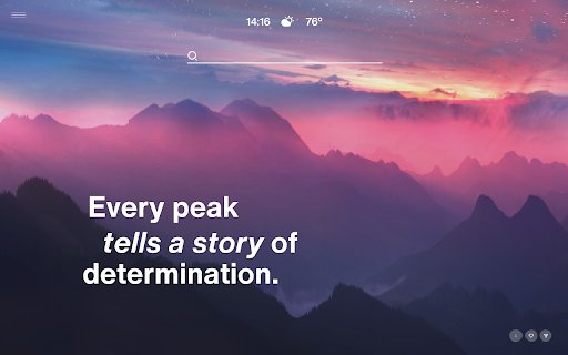 Mountain Quotes Wallpapers New Tab  from Chrome web store to be run with OffiDocs Chromium online