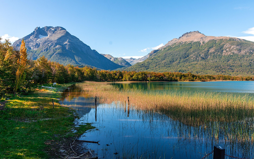 Mountain Reflections  from Chrome web store to be run with OffiDocs Chromium online