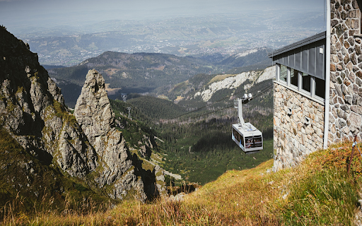 Mountains and cable cars  from Chrome web store to be run with OffiDocs Chromium online