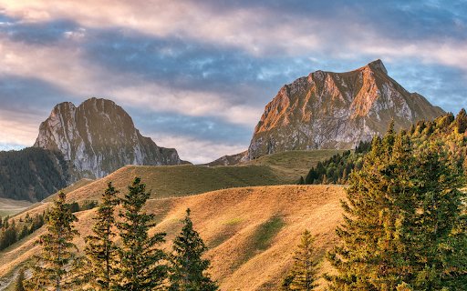 Mountains and hills  from Chrome web store to be run with OffiDocs Chromium online