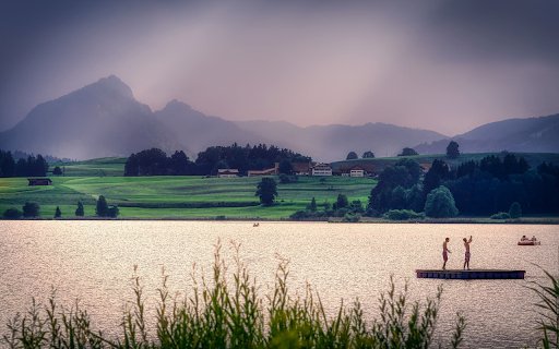 Mountains and rivers and green fields  from Chrome web store to be run with OffiDocs Chromium online