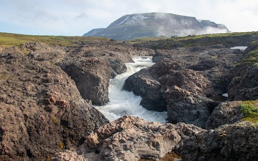 Mountains and streams of water  from Chrome web store to be run with OffiDocs Chromium online