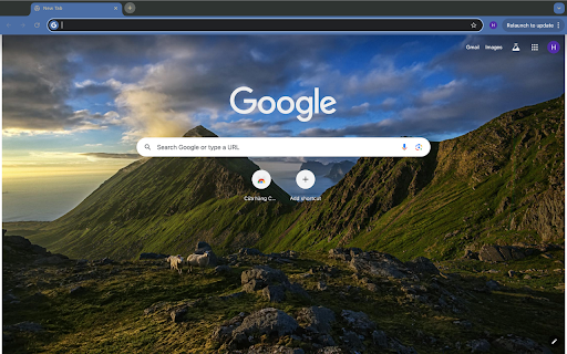 mountains and sunrise  from Chrome web store to be run with OffiDocs Chromium online