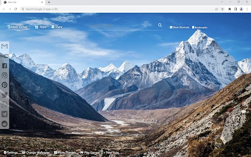 Mountain Wallpaper  from Chrome web store to be run with OffiDocs Chromium online