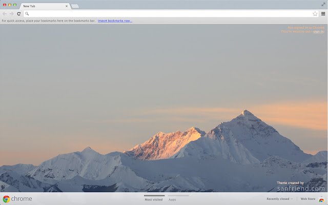 Mount Everest (1440+ x 900+)  from Chrome web store to be run with OffiDocs Chromium online