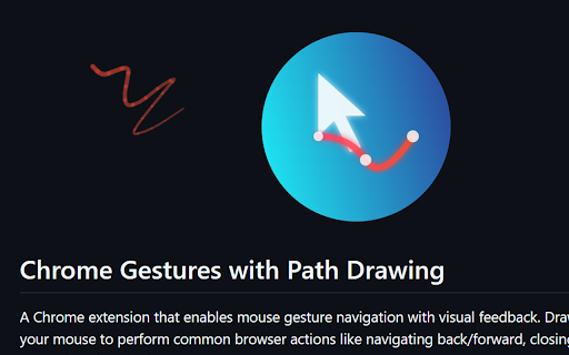 Mouse Gestures with Path Drawing  from Chrome web store to be run with OffiDocs Chromium online