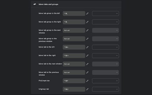 Move tabs and groups  from Chrome web store to be run with OffiDocs Chromium online