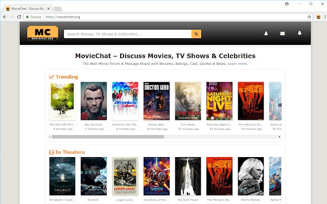 MovieChat de la boutique en ligne Chrome doit être exécuté avec OffiDocs Chromium en ligne