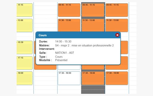 Moyenne MyGES  from Chrome web store to be run with OffiDocs Chromium online
