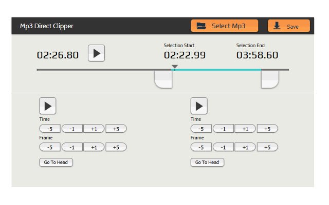 Mp3 Direct Clipper  from Chrome web store to be run with OffiDocs Chromium online
