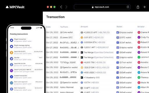MPCVault  from Chrome web store to be run with OffiDocs Chromium online