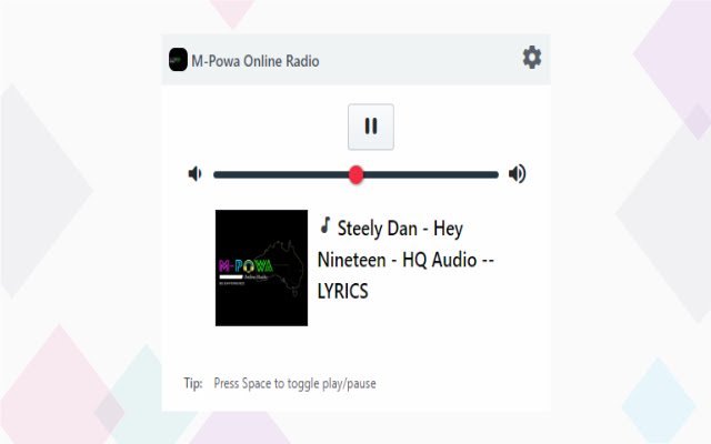 M Powa Online Radio aus dem Chrome-Webshop zur Ausführung mit OffiDocs Chromium online
