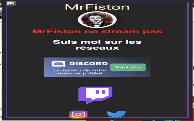 MrFiston Stream vanuit de Chrome-webwinkel om te worden uitgevoerd met OffiDocs Chromium online