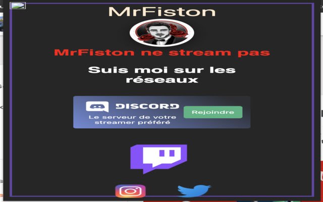 Chrome 网上商店的 MrFiston Stream 将与 OffiDocs Chromium 在线运行