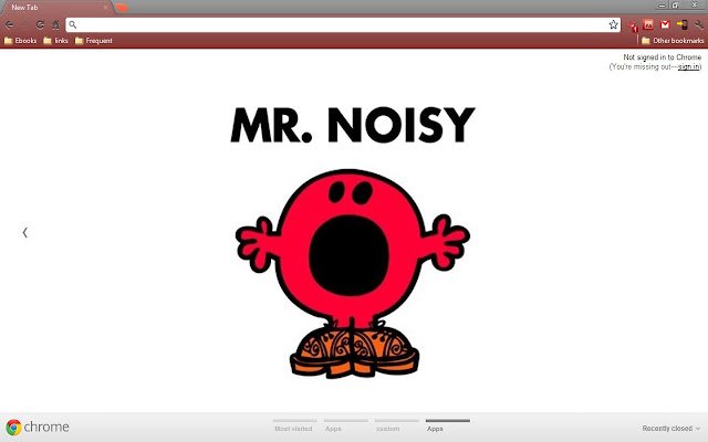 Mr. Noisy del Chrome Web Store verrà eseguito con OffiDocs Chromium online
