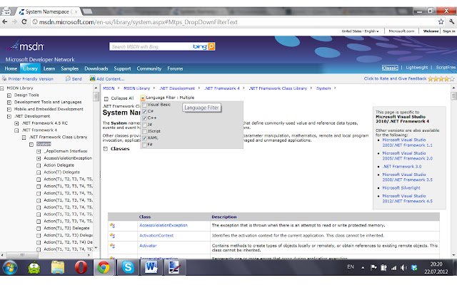 MSDN Filter Fix ze sklepu internetowego Chrome do uruchomienia z OffiDocs Chromium online